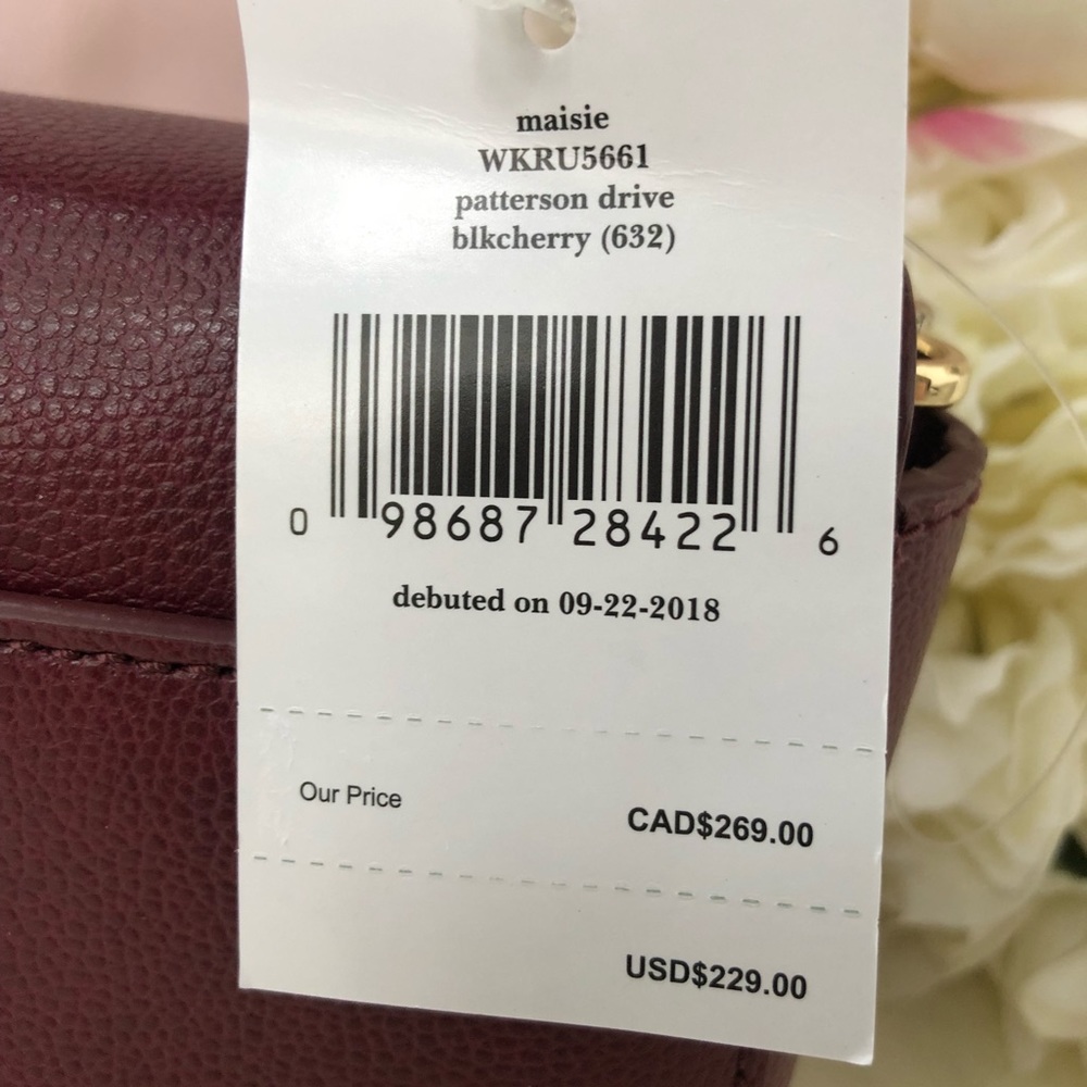 🎉HP🎉Kate Spade ♠️ NWT Red Leather Crossbody Bag - Picture 5 of 8